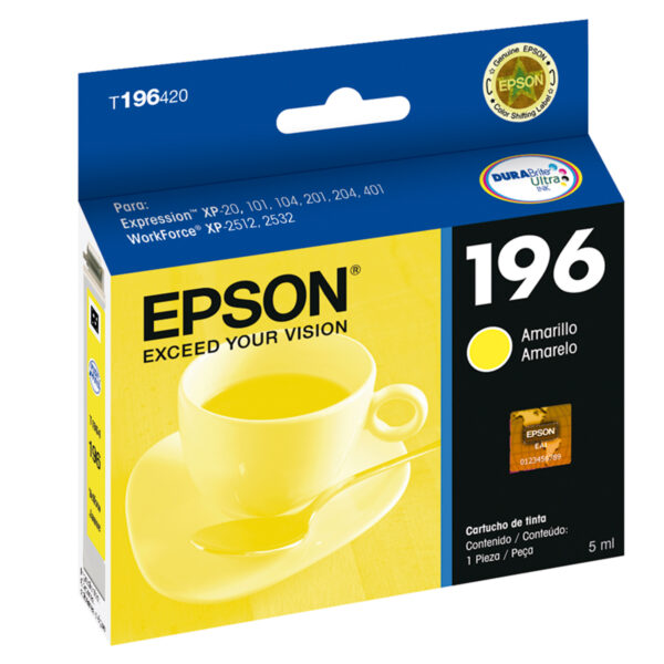 Tinta Epson Original T196 YW