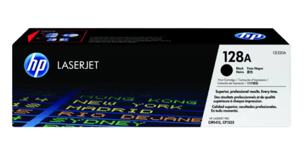 Toner HP Original CE320A (128A) BK