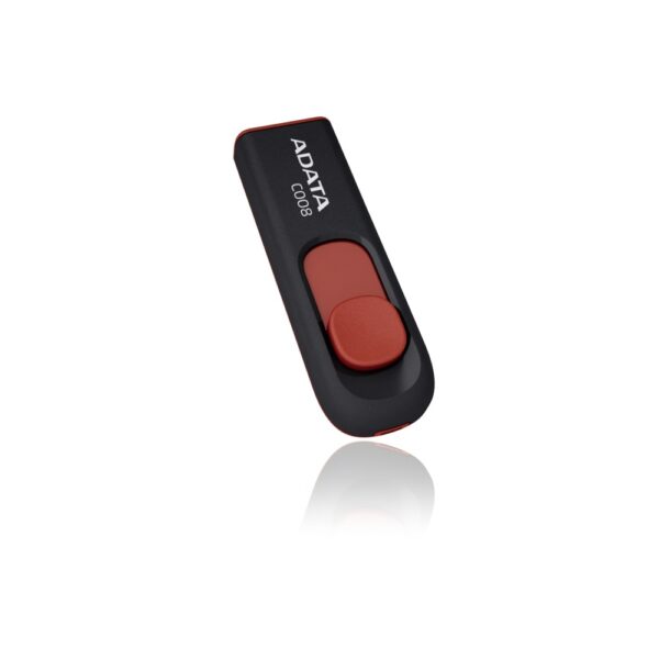 MEMORIA ADATA 16GB USB 2.0 C008 NEG/ROJO