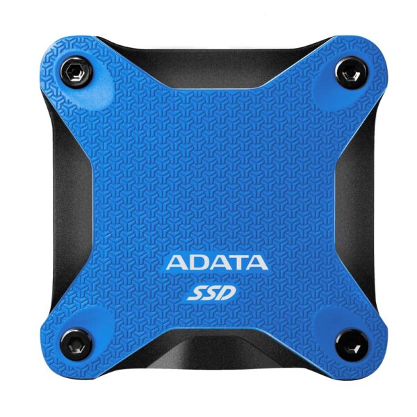 SSD EXTERNO ADATA 480GB AZUL RESISTENTE A GOLPES USB 3.1 ASD600Q-480GU31-CBL